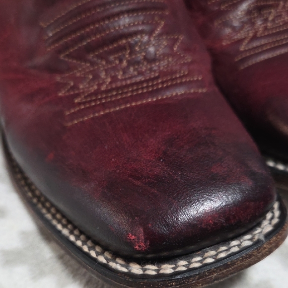 Roper Tan Leather Cowboy Boots - Picture 7 of 10